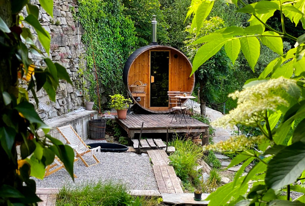 Sauna in greens